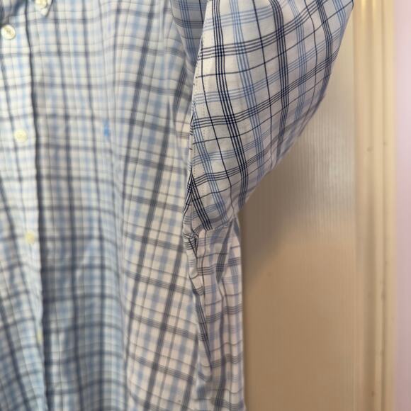 Brooks Brothers Regent Long Sleeve Button Down Checkered Shirt Size XL Preppy - Picture 12 of 12